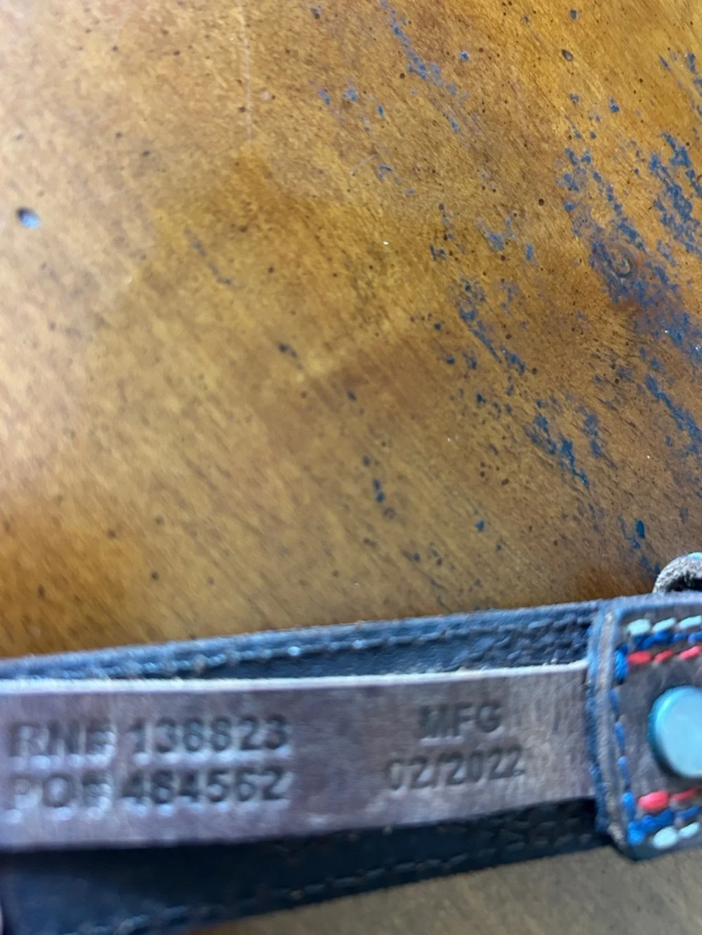 SHYANNE Girls Star Struck Made in India Brown Western Genuine Leather Belt 24”